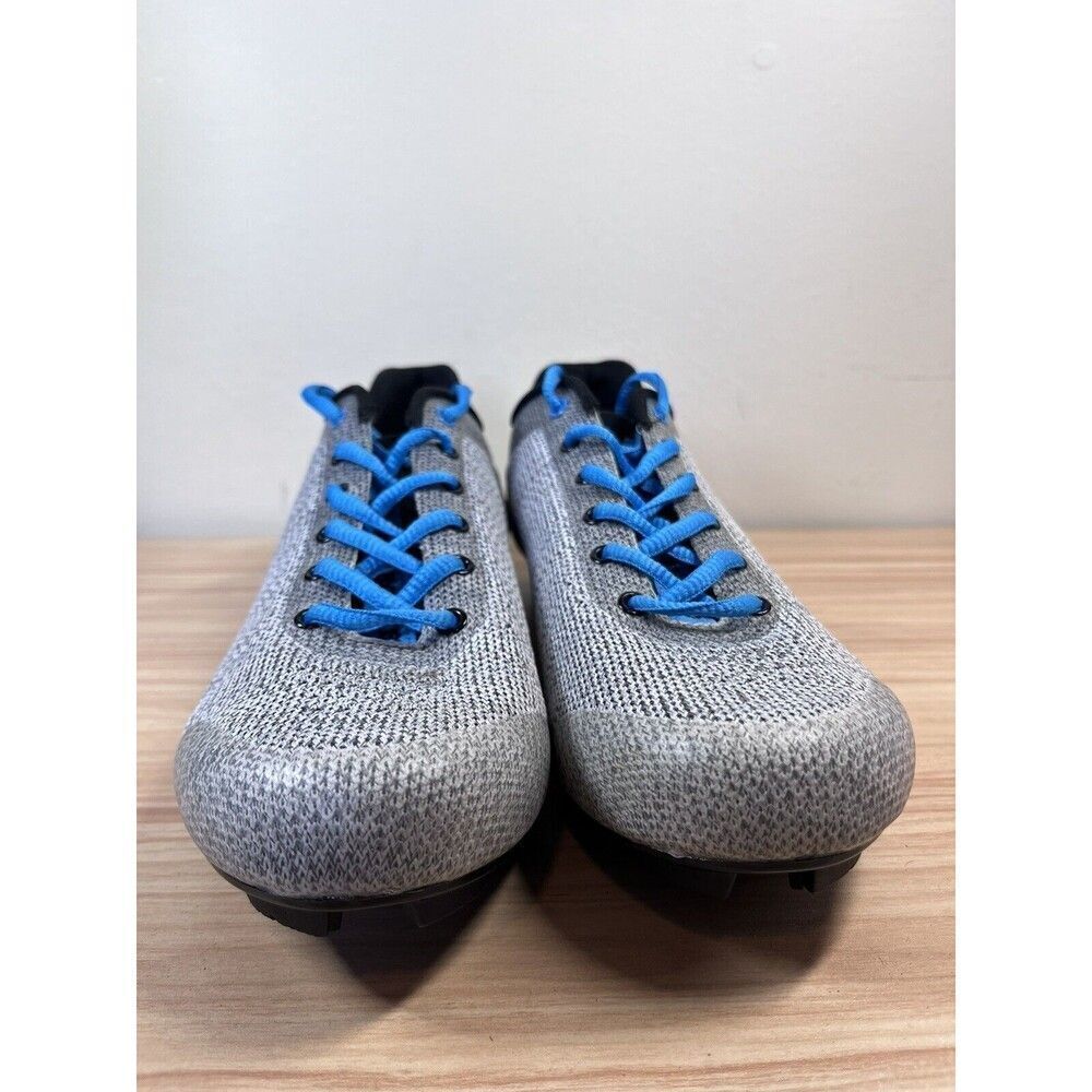 Tommaso Pista Aria Knit Womens Size 8 Shoes Cycling Gray Blue Sneakers - Picture 2 of 8